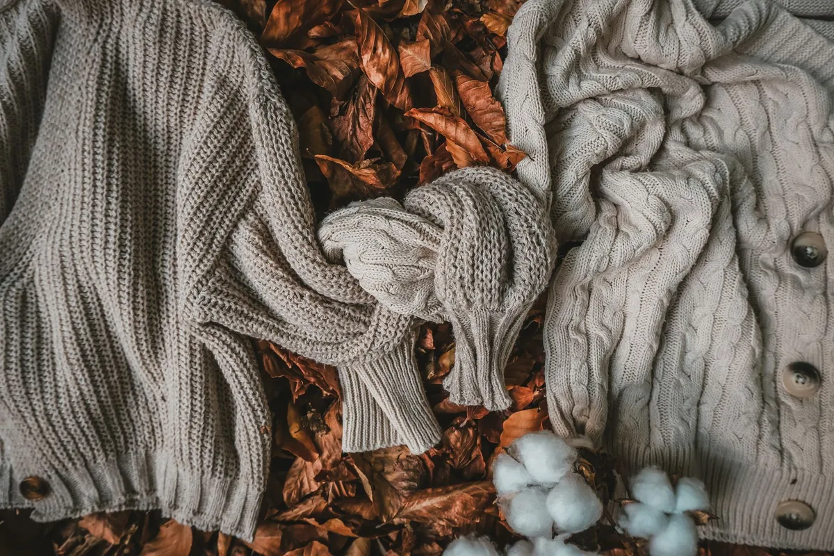 Autumn layering: knits, coats and sturdy boots